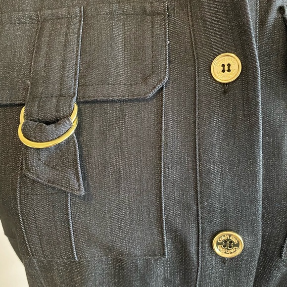 Calvin Klein Dark Blue Denim Dress - Picture 2 of 5